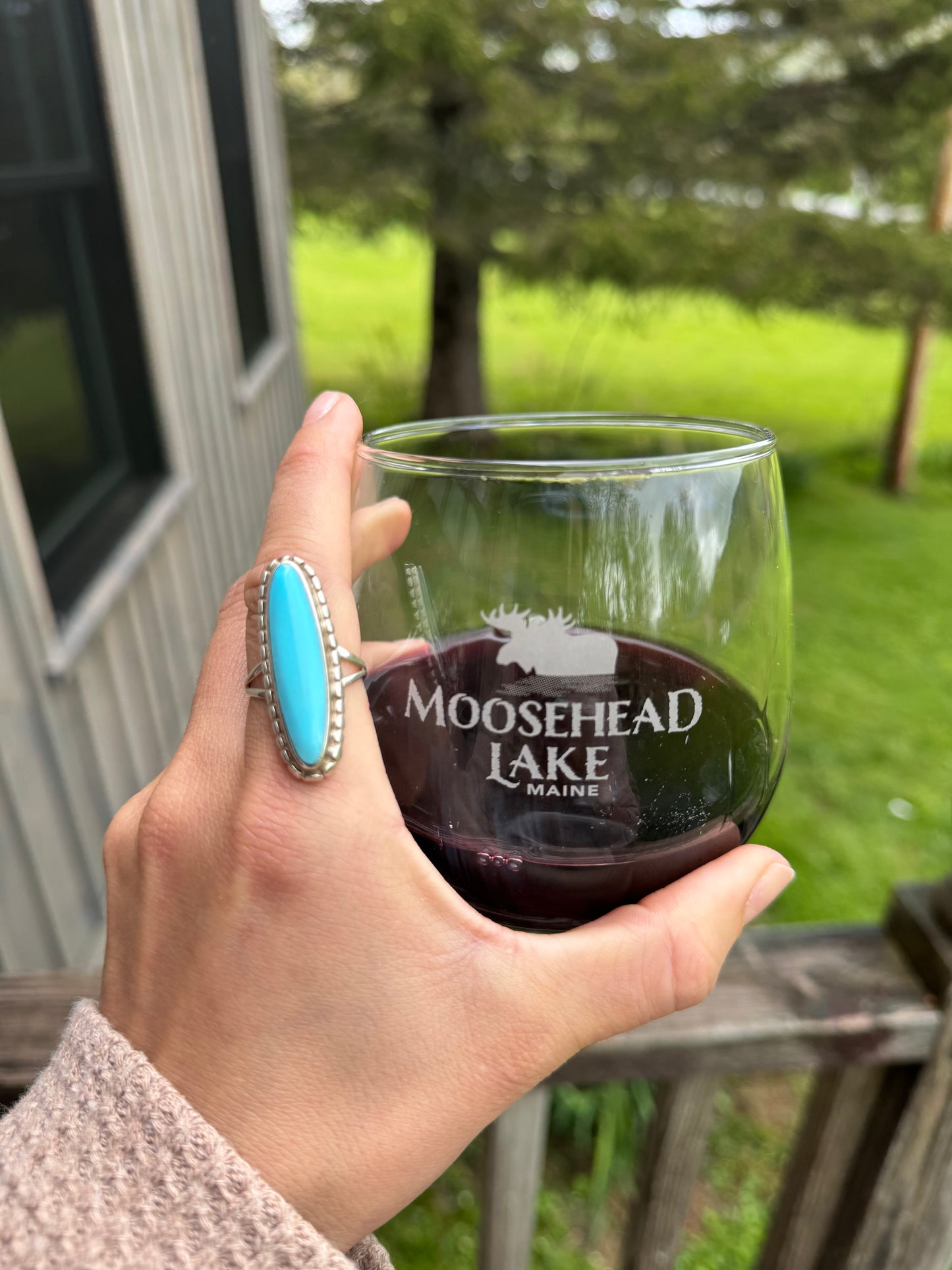 Vintage Sterling Silver & Turquoise Ring