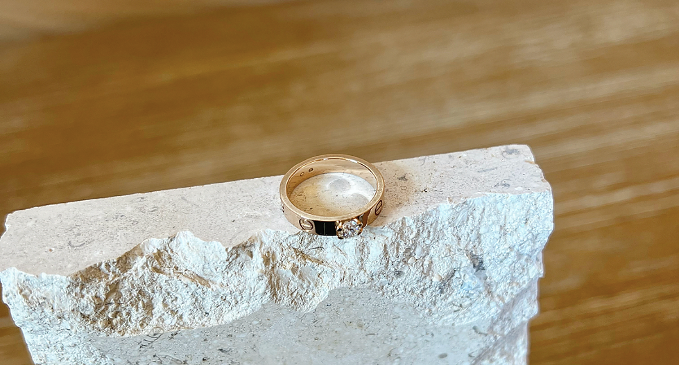 Cartier LOVE Solitaire Ring in 18k Rose Gold