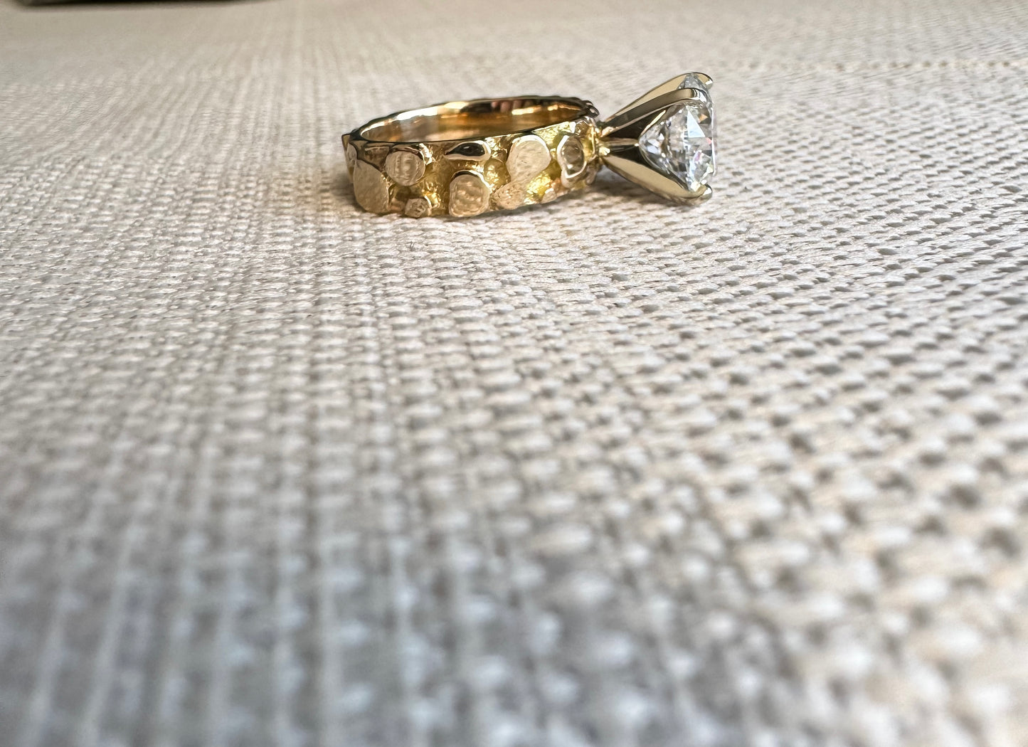One-of-a-Kind 3.04ct D VVS2 Lab Grown Diamond Engagement Ring in 14k Yellow Gold