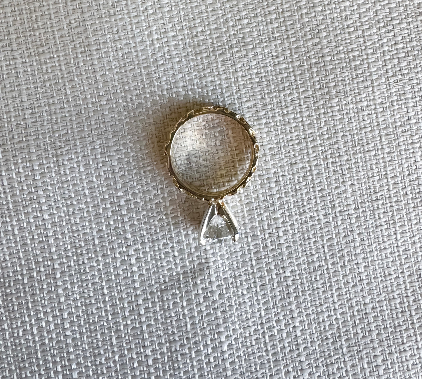 One-of-a-Kind 3.04ct D VVS2 Lab Grown Diamond Engagement Ring in 14k Yellow Gold