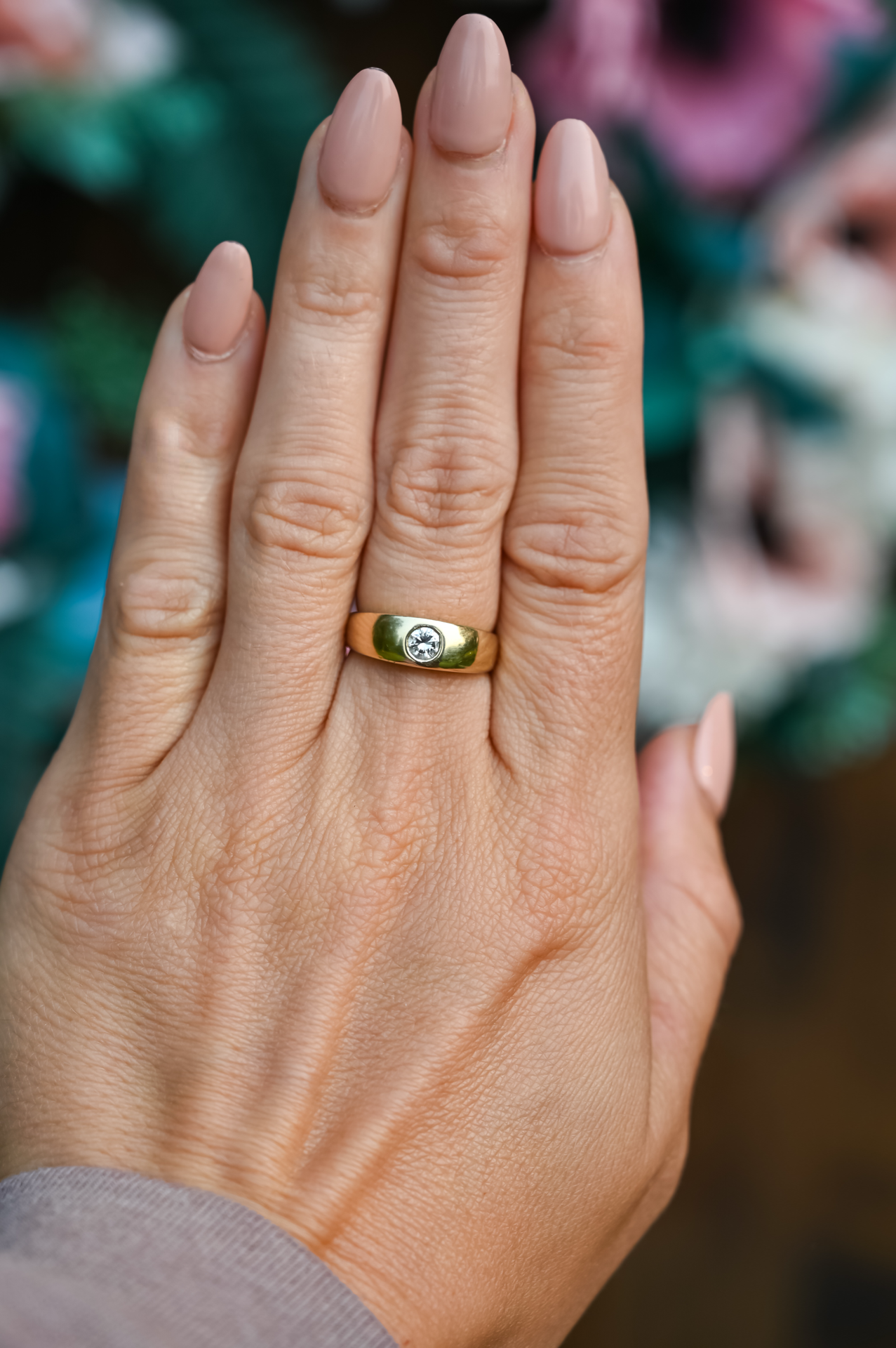 Vintage Diamond Gypsy Ring