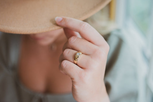 Vintage Diamond Gypsy Ring