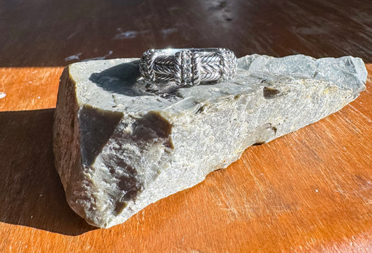 Vintage Judith Ripka Sterling Silver & CZ Ring