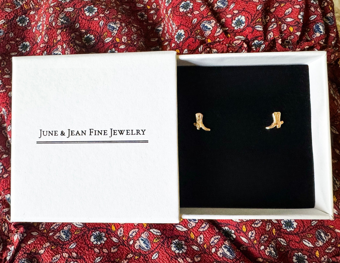 Vintage 14k Gold Cowboy Boot Studs