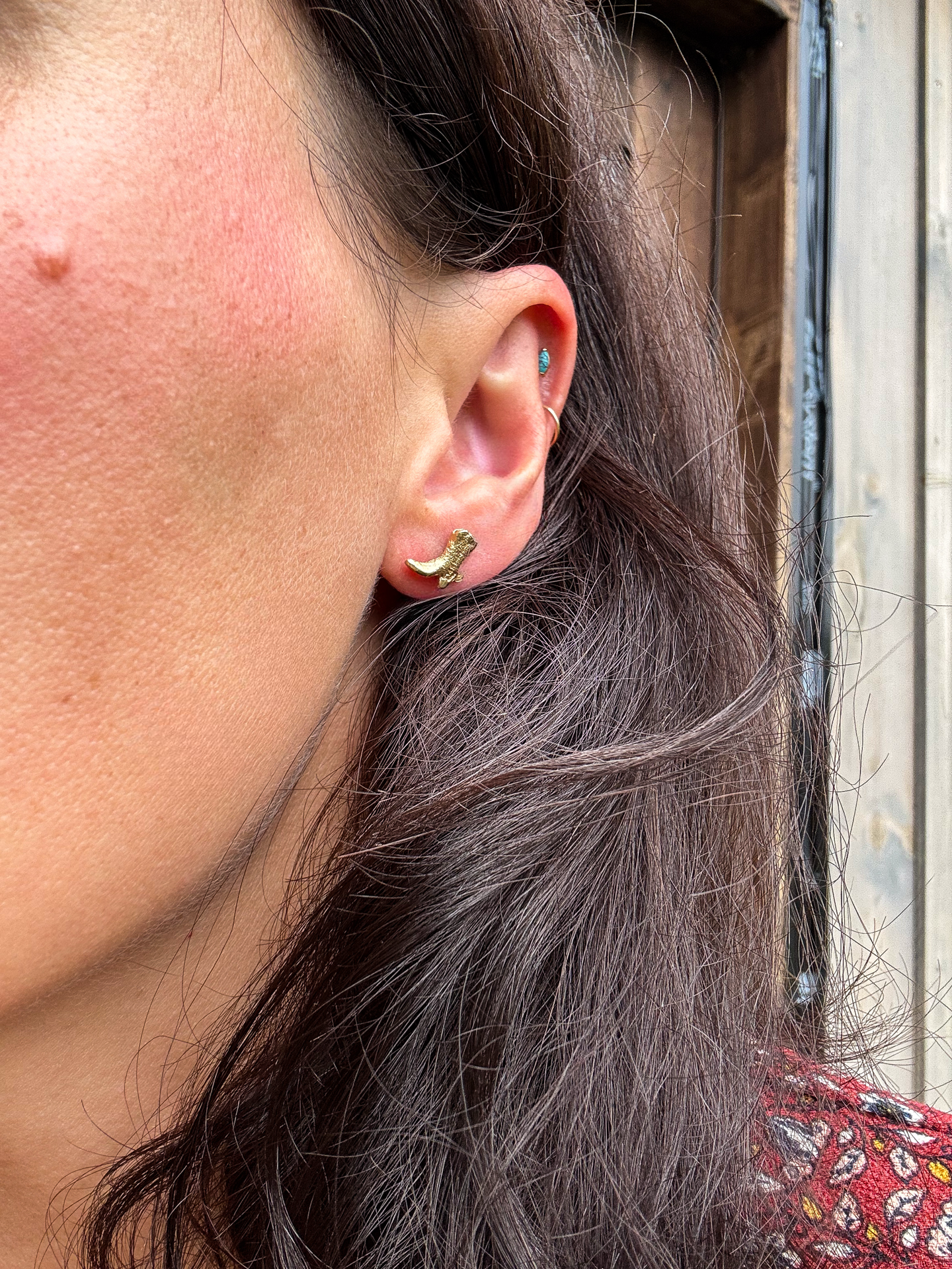 Vintage 14k Gold Cowboy Boot Studs