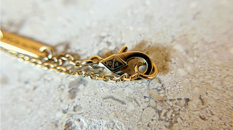 Van Cleef & Arpels Vintage Alhambra Necklace - Onyx